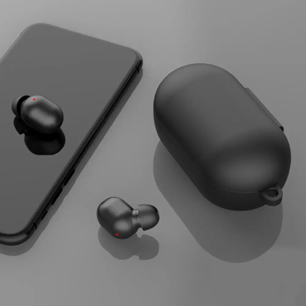 

Cover Shockproof Earphone Case Solid Color Silicone Soft Silicone 2021 New Cases Anti-falling for Haylou GT1 Pro Charge Box Bags