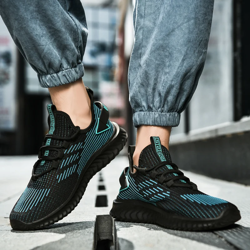 

Summer Men Sneakers Luxury Brand Hi Top Sport Shoes Male Comfortable Walking Tenis Running High Quality Men Sports Shoes Tennis