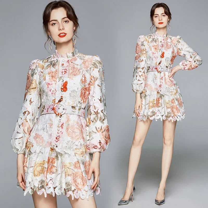 Элегантное австралийское нишевое винтажное праздничное мини-платье с принтом и