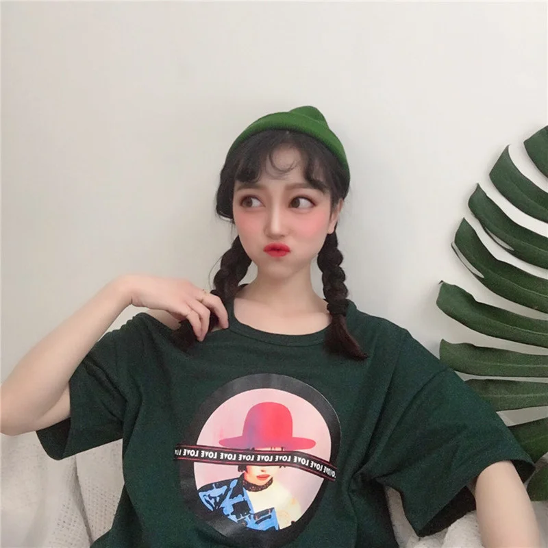 

New Summer 2022 Hip-hop Style Personalized Off-The-Shoulder Hollow Out Print Short T-Shirt Women Fashion Sexy O-Neck TeesZQ124