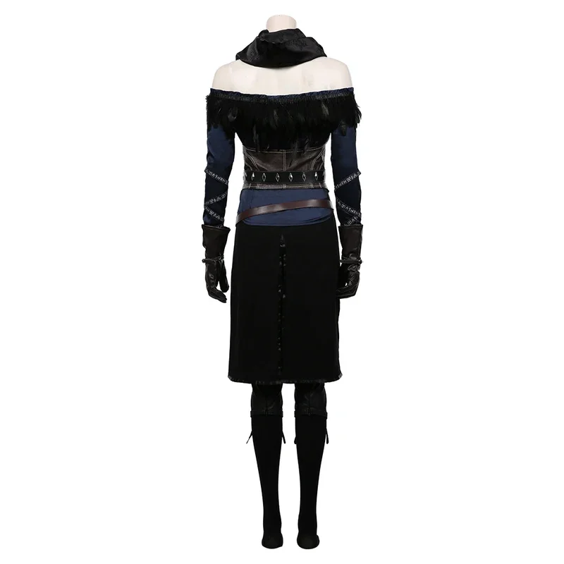 Костюм для косплея Yennefer топ юбка наряды карнавальный костюм на Хэллоуин