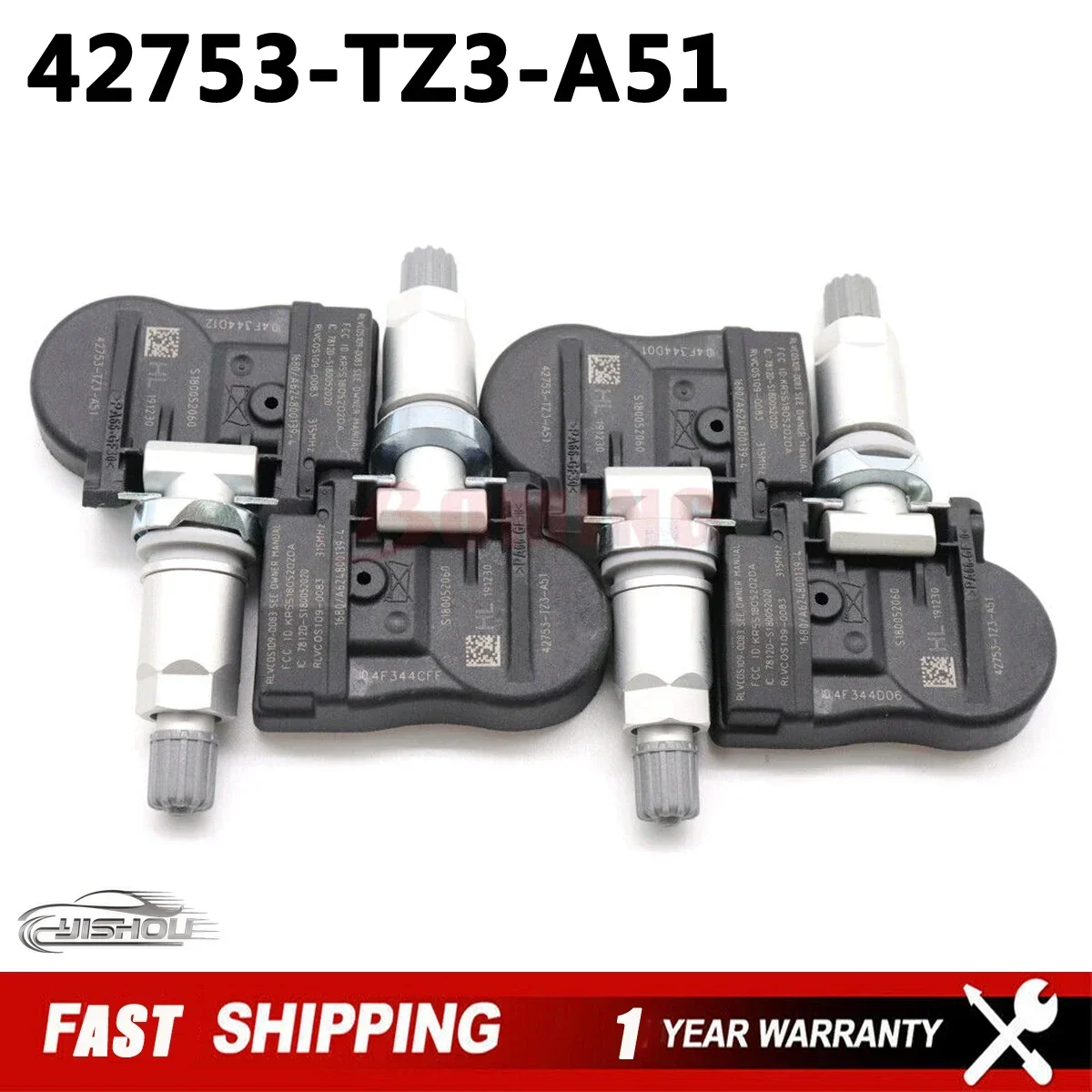 Автомобильный датчик контроля давления в шинах 42753-TZ3-A51 TPMS для Acura Ilx Mdx Rdx Tlx 2014-2020