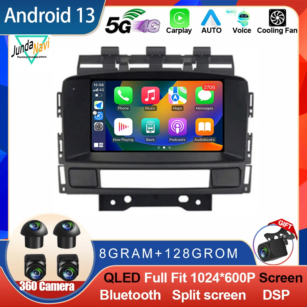 Автомагнитола на Android 13 для Buick Excelle GT XT Opel Astra J 2011 2012 2013 Carplay автомобильное радио