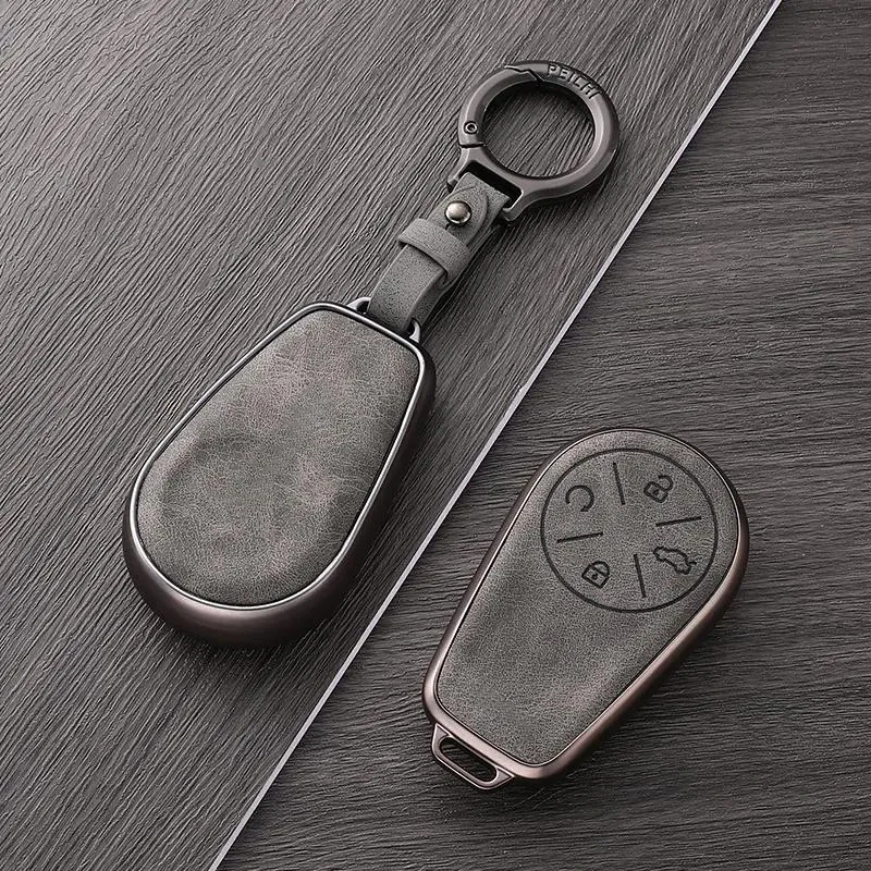 

ICAR для Chery Exeed VX FL 2024 брелок из искусственной кожи чехол для автомобильного ключа с дистанционным управлением брелок для ключей автомобильные аксессуары