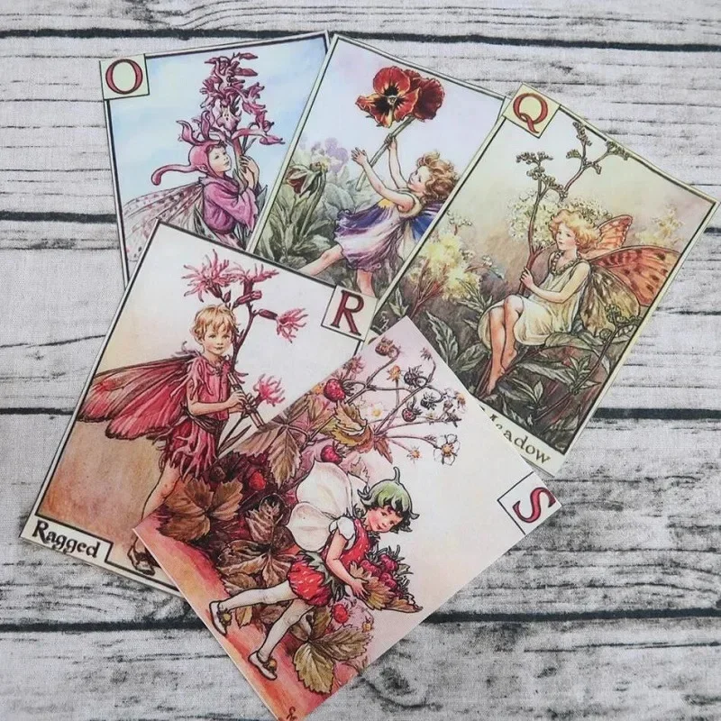 15x21 см Цветочная фея ретро Лоскутная хлопчатобумажная холщовая ткань мультфильм