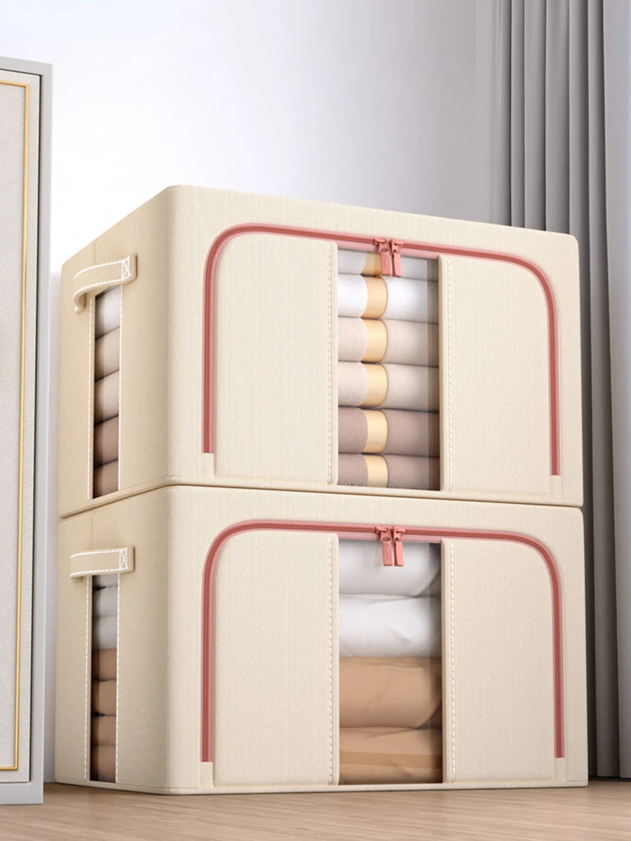 

Storage Box Fabric Foldable Clothes Finishing Wardrobe Toy Storage Cabinet Quilt Storage Pet House Car Trunk Organizer