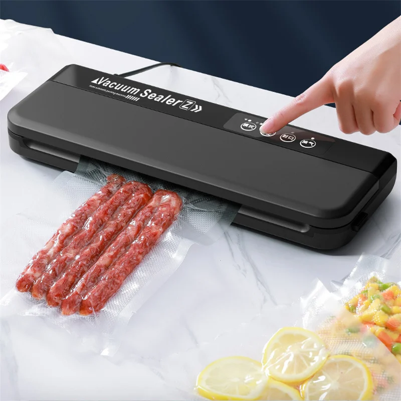 

Vacuum Sealer 60KPA Suction Automatic Food Mode Degasser Vacuum Packaging Machine Plastic Bag Sealer Kitchen Appliances