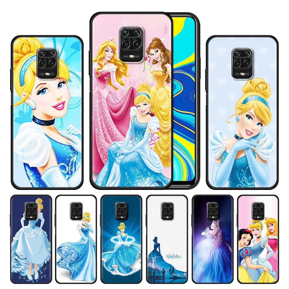Чехол для Xiaomi Redmi Note 9 9s 8 8T 10 11 7A 9c 9T 10A 10c 11S Pro тонкий Официальный чехол с принцессой