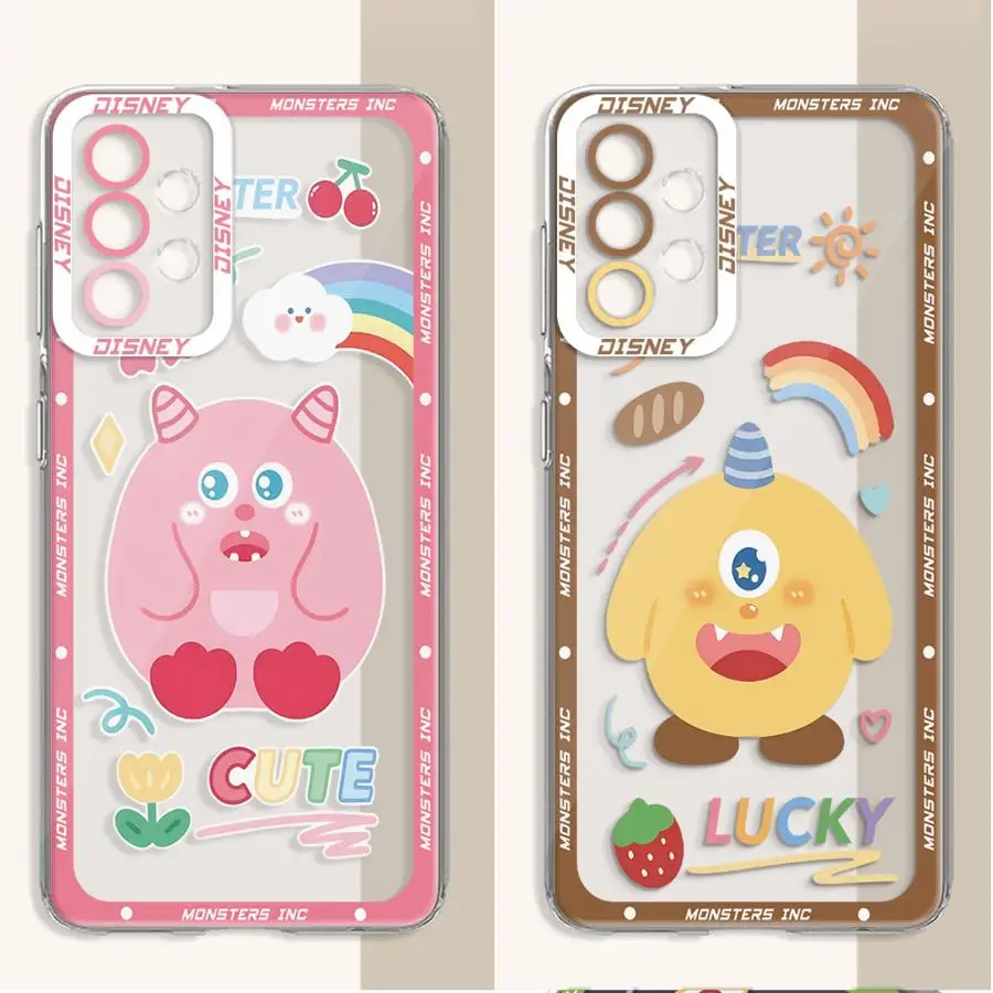 Милый чехол для телефона Disney Monsters Inc Samsung Galaxy A15 A73 A72 A53 A52 A42 A32 A23 A22 A24 A13 4G A12 A11