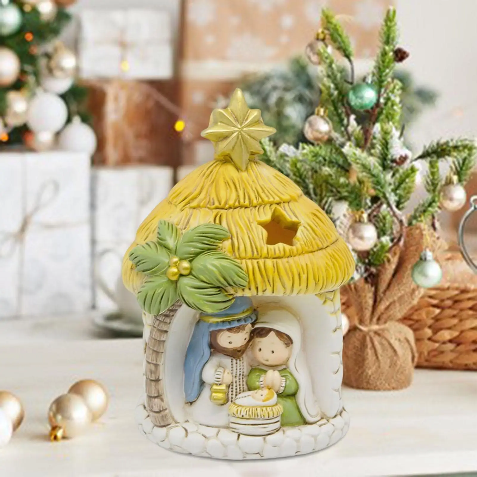 

Статуэтка Рождества, традиционное украшение с изображением Иисуса