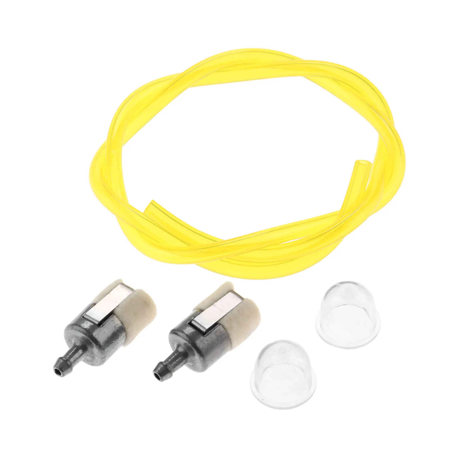 DRELD 5Pcs/set Primer Bulb +Fuel Filter +Fuel Line Hose Tube for HONDA GX22 GX25 GX31 Rototiller String Trimmer Brush Cutter