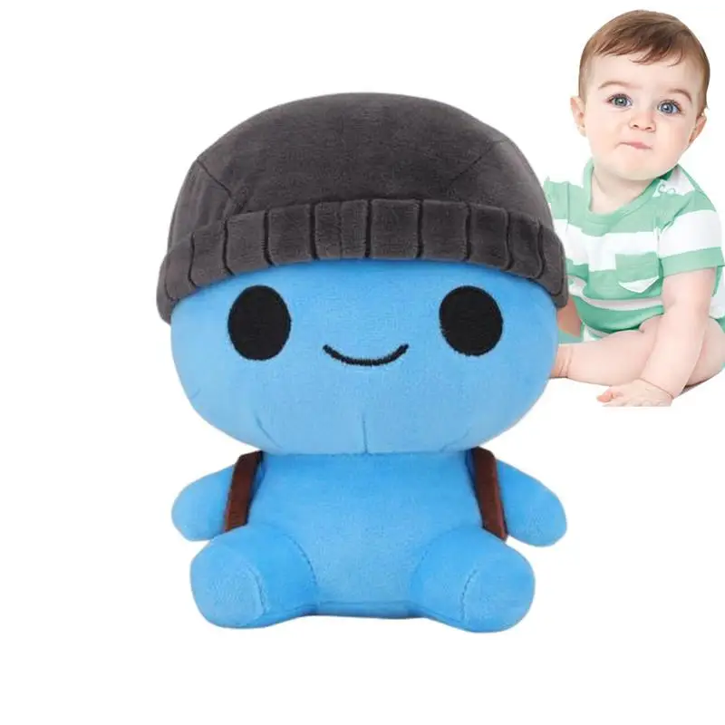 

With Backpack Kids Lovely Stuffed Doll PP Cotton Home Decoration Soft Stuffed Cartoon Doll Lovely 20cm Kinie Evie Plush Gift