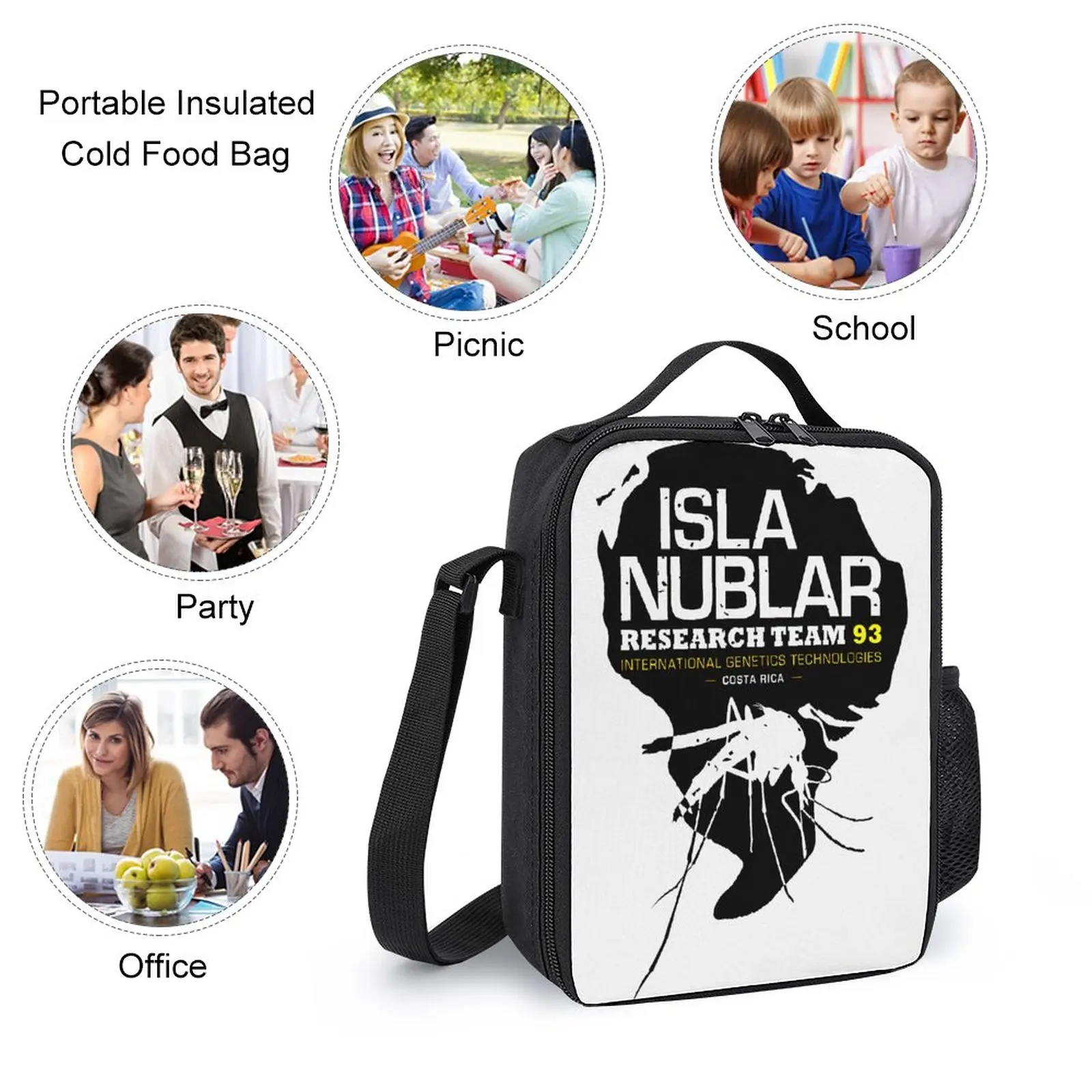 Набор 3 в 1 17-дюймовый рюкзак сумка для ланча ручек Исла нублар исследовательская