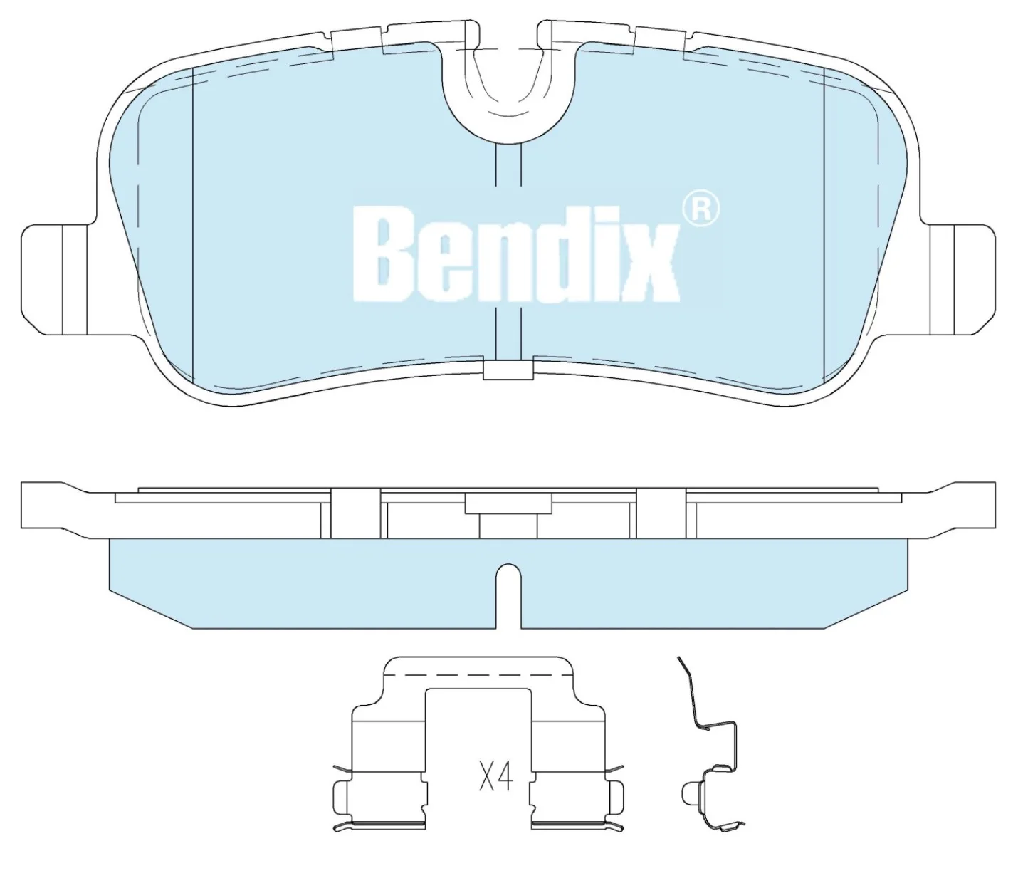 

Задняя керамическая тормозная колодка для LAND ROVER DISCOVERY III IV (L319) RANGE ROVER III SPORT I (L322) LR 015519