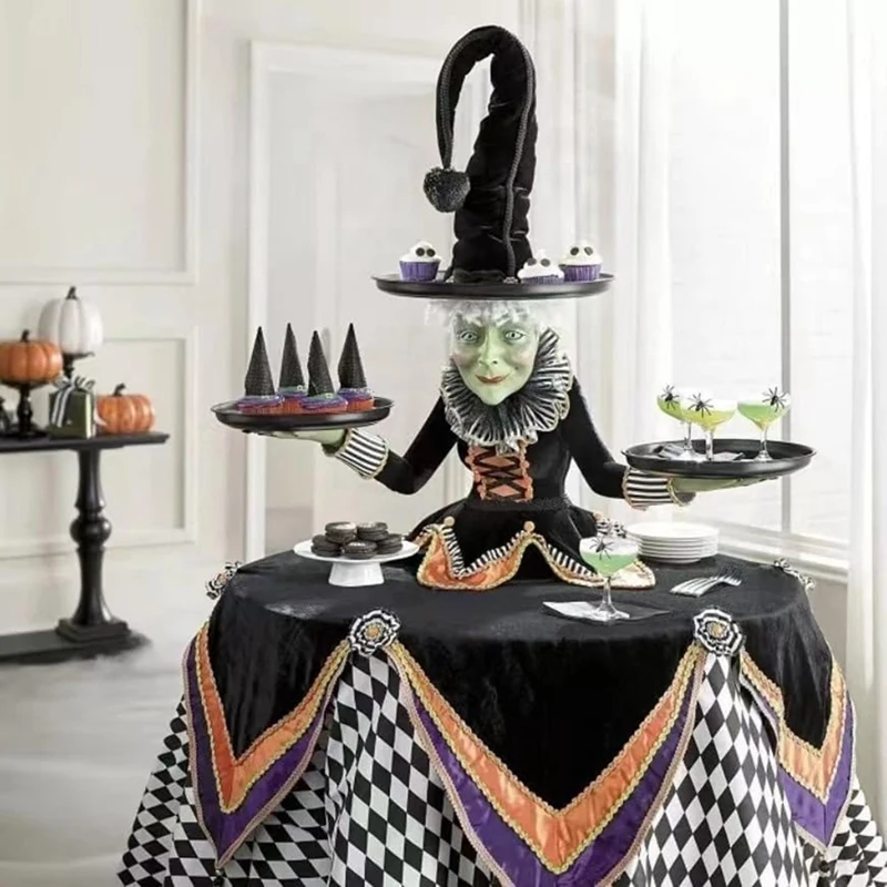 

Halloween Witch Display Stand Resin Halloween Witch Display Stand Resin Crafts Desktop Decoration Ornaments