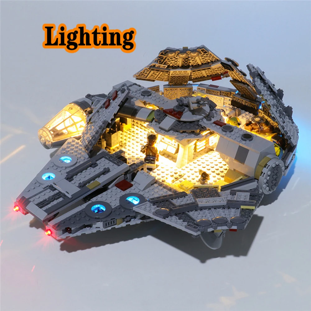 LED Lighting Kit For LEGO 75257 Star 2019 Millennium War Falcon 99022 Building Block Bricks (Only Light No Model ) |
