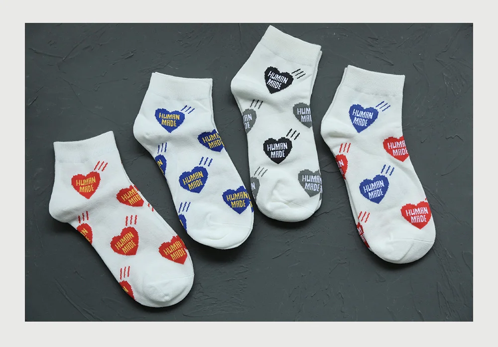 

Human Made socks 21ss new HUMAN MADE love cotton sports and leisure socks