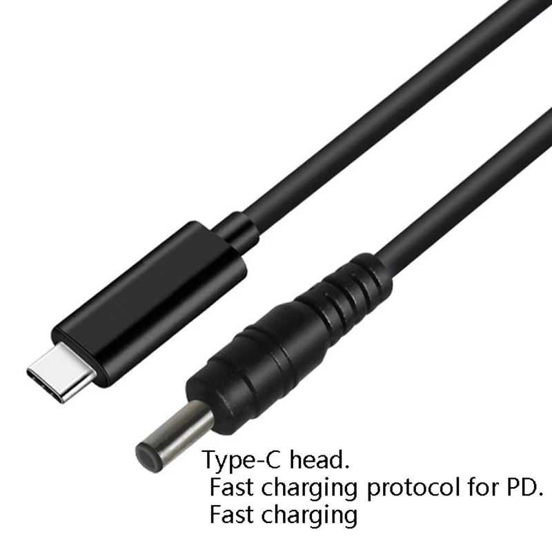 Jorinдо подходит для Dell Тип-C революционный 4.5x0.6мм ноутбук PD зарядный кабель USB-C