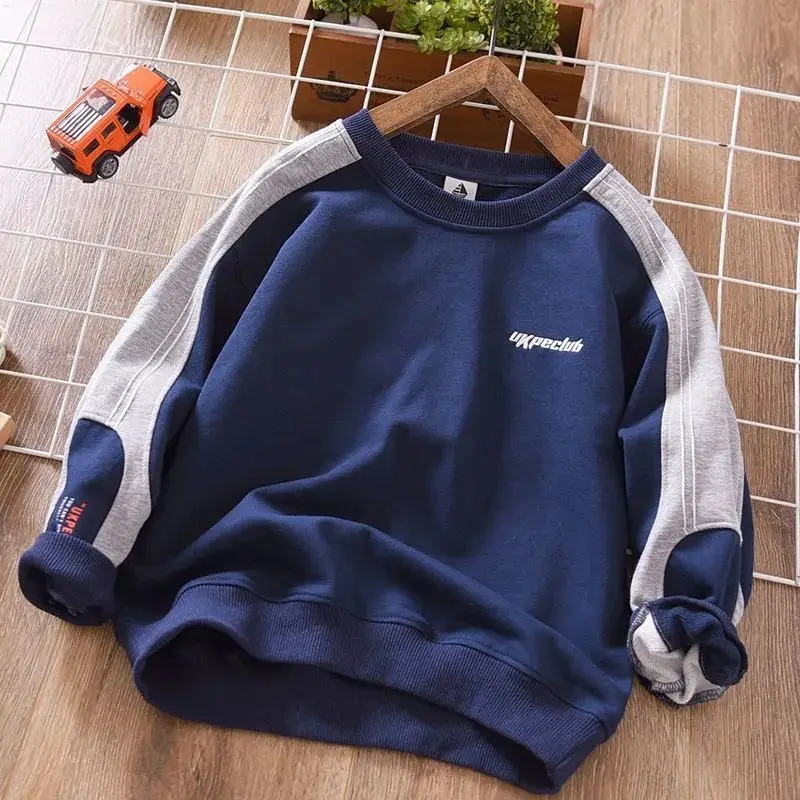 Children's Sports Sweater Spring and Autumn Child and Teen Boys Autumn Clothing Suit 2022 New Suit