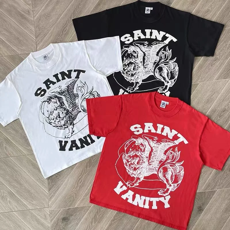 Повседневная футболка с коротким рукавом и принтом Святого алфавита уличные