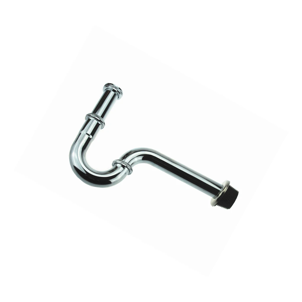 

Сифон раковина P Ловушка труба из нержавеющей стали сливная труба для раковины в ванной комнате