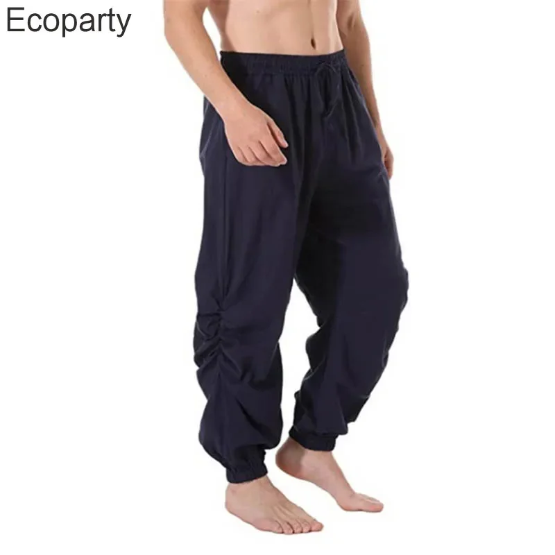 Новые мужские средневековые пиратские брюки в стиле Ренессанс винтажные