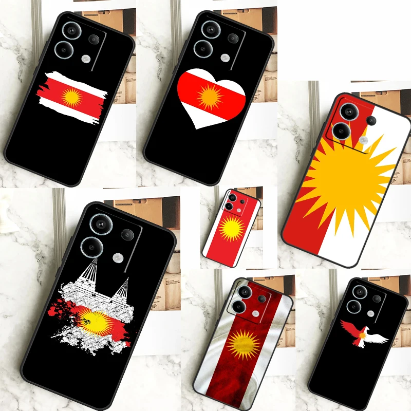Чехол с флагом Yazidis для Xiaomi Redmi Note 13 Pro 12 11 9 10 12S 11S 10S 9S 10C 12C 13C чехол