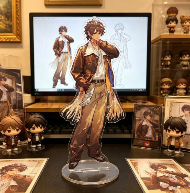 Фото Японская аниме-фигурка Arknights Exusiai Amiya Mostima из акрила, модель-подставка, коллекционная, для косплея, декор для рабочего стола, подарки XYZ №2