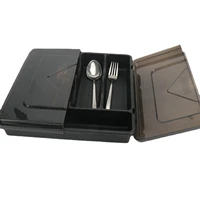 cutlery storage box with cover rangement cuisine multipurpose compartment tableware organizer kitchen flatware case dustproof