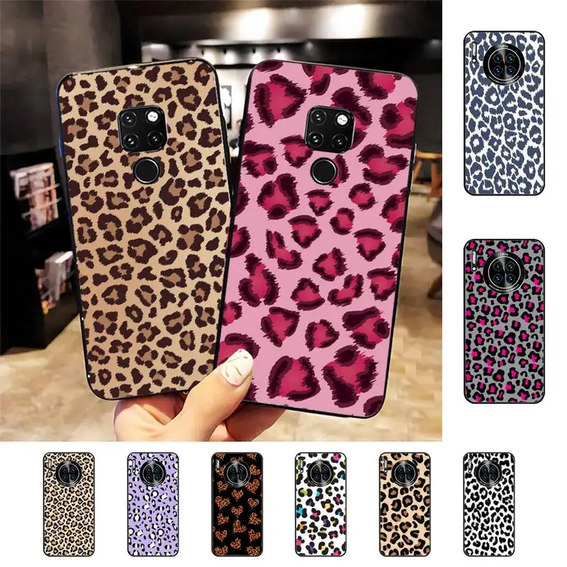 

Leopard print Phone Case For Huawei Nova 3I 3E mate 20lite 20Pro 10lite Luxury funda case