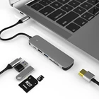 Адаптер-концентратор USB C на USB 3,0, 6 в 1