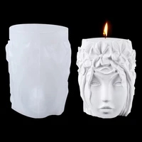 new garland goddess avatar candle silicone mold diy 3d beauty body plaster ornament mould candle making kit home decor gifts