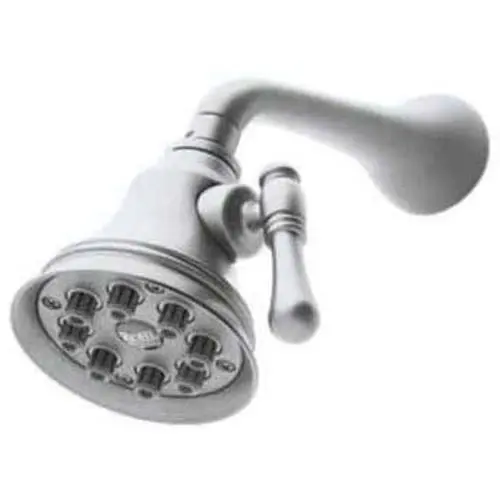 

Diameter Mantova Italian Style Showerhead 8 With Adjustable Spray 1/2"F Inlet Swivel Connection In Polished Nickel