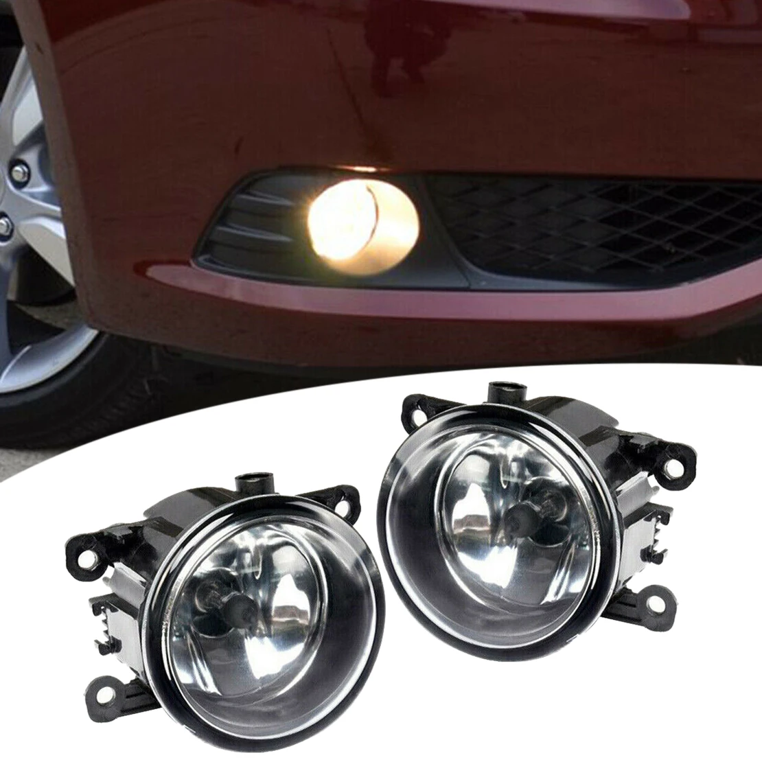 

1 пара передний левый правый бампер противотумансветильник ры прозрачные линзы подходят для Acura TL TSX RDX ILX 2013 2014 автомобильные аксессуары