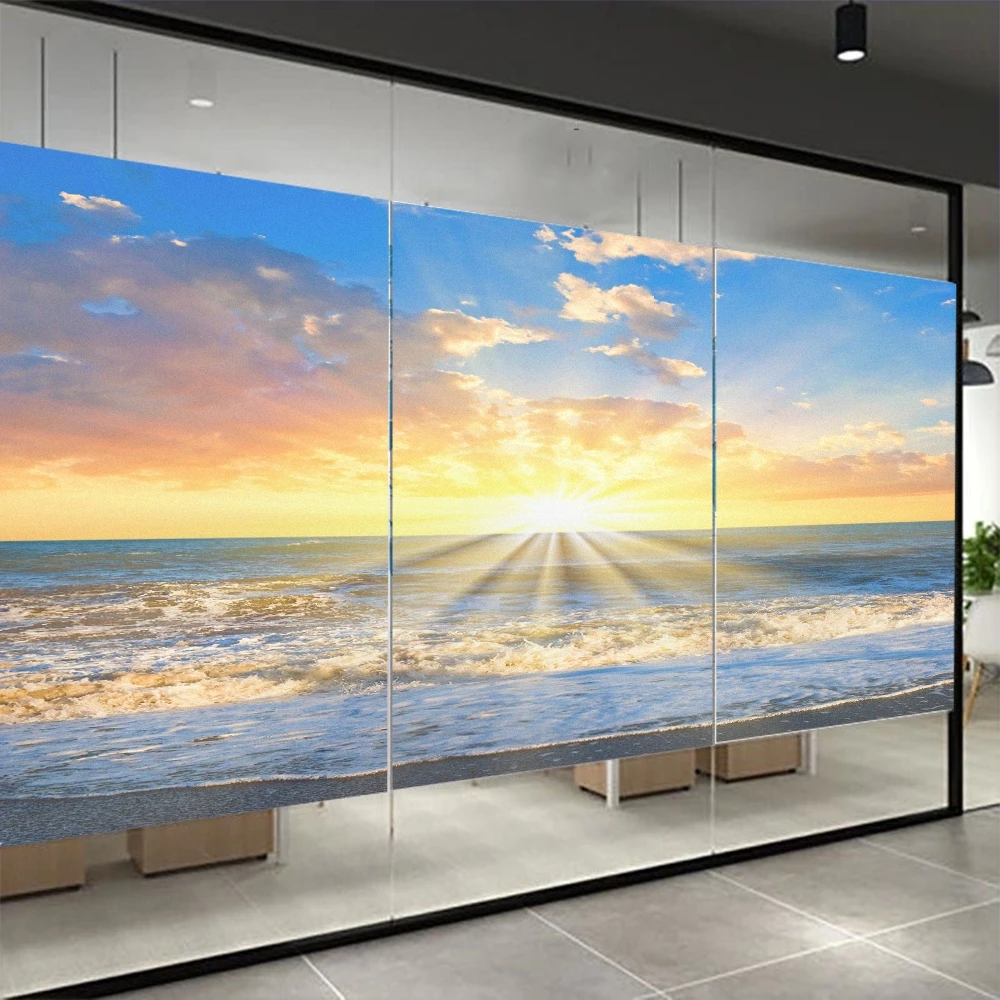 Бесклеевое электростатическое стекло для конфиденциальности матовая наклейка