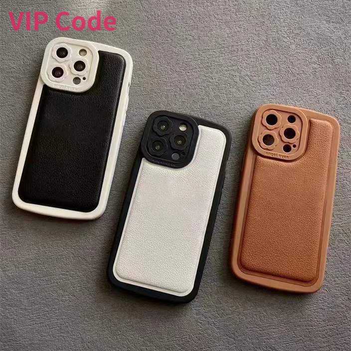 

Luxury Fashion 3D Hot Embossing Leather Case For iPhone 14 13 12 11 Pro Max X XR XS Max FF Black White Brown Phone Cover Bumper