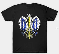 poland and ukraine polish ukrainian heritage eagle tryzub men t shirt short sleeve casual 100 cotton shirts