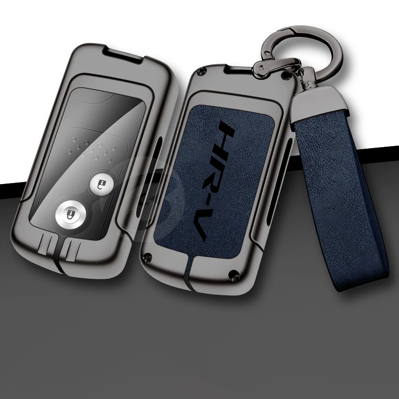 

Zinc Alloy Special Car Key Case Cover for Honda HRV Protective Keychain Close Fit Key Bag Set Keyless Interior Accessorie