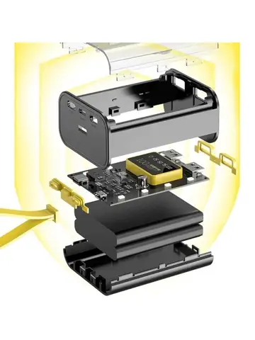 Пластиковый корпус для батарей 18650