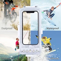 45m147ft waterproof diving housing photo video taking underwater cover case for iphone 1312 for ios 13 0 or above version