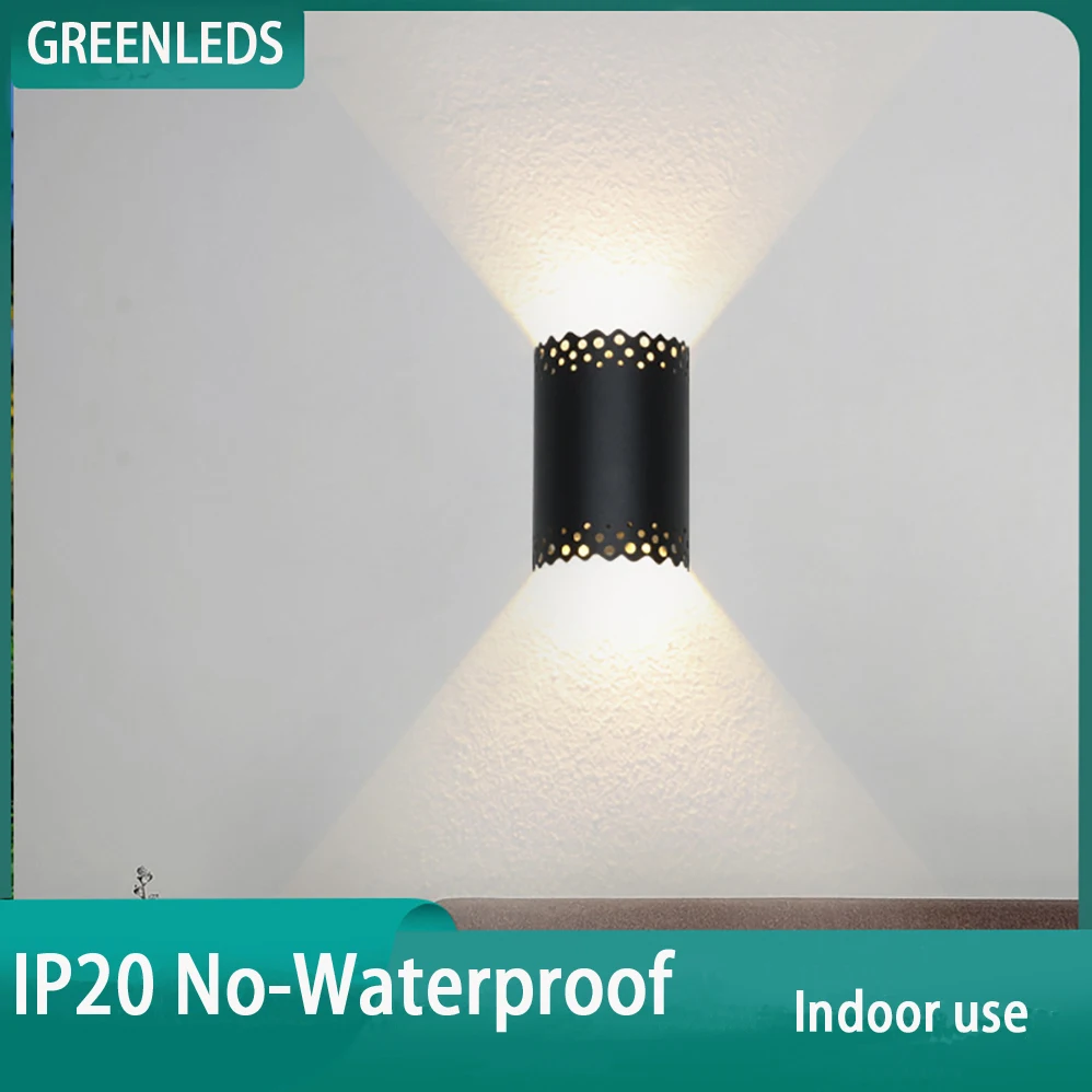 

LED Wall Lamp 6W 12W AC85-265V Indoor Modern Minimalist Sand Black and White Color Shell with High Quality 3 Years Warranties