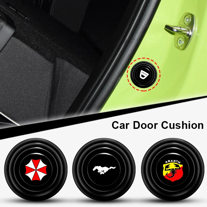 

4Pcs Car Door Shock Stickers Absorber Soundproof Buffer Pier for Great Wall Poer M4 Voleex C30 Pao Wingle Haval Car Accessories