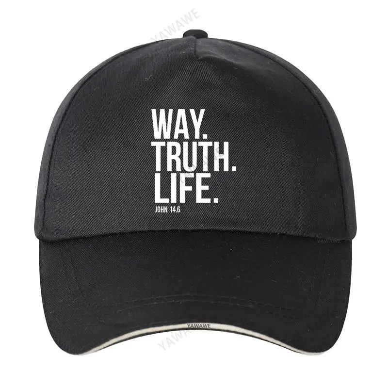 

Baseball Cap High Quality hat Unisex Snapback WAY TRUTH LIFE JOHN Band fishman hat men adjustable