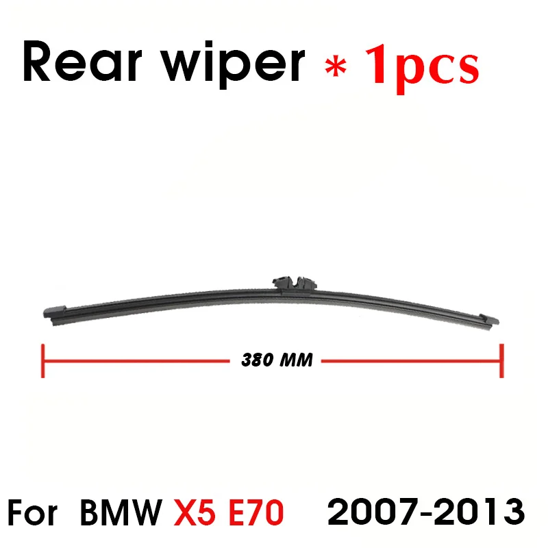 BROSHOO автомобильные задние щетки стеклоочистителя для BMW X5(E70) хэтчбек (2007-2013) 380 мм