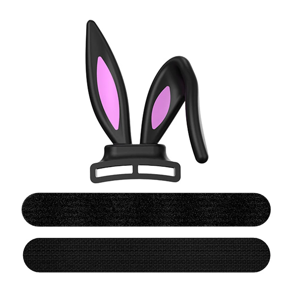 

Headset Bunny Ear Headphone Rabbit Attachment Cosplay Ears Gaming Decorationcute Accessories Ornaments Decors Headphones Girls