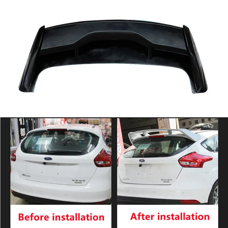 

Exterior Parts for 2012-2018 Ford Focus RS Focus 2.0 Tail Car Modified Hatchback ABS Large Surround Fixed Wind Paint Tail