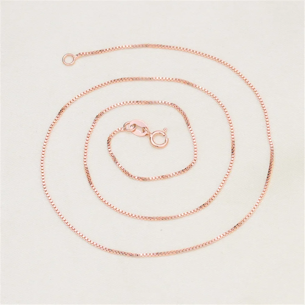 DIY жемчужные аксессуары ожерелье из стерлингового серебра 925 пробы с платиновым