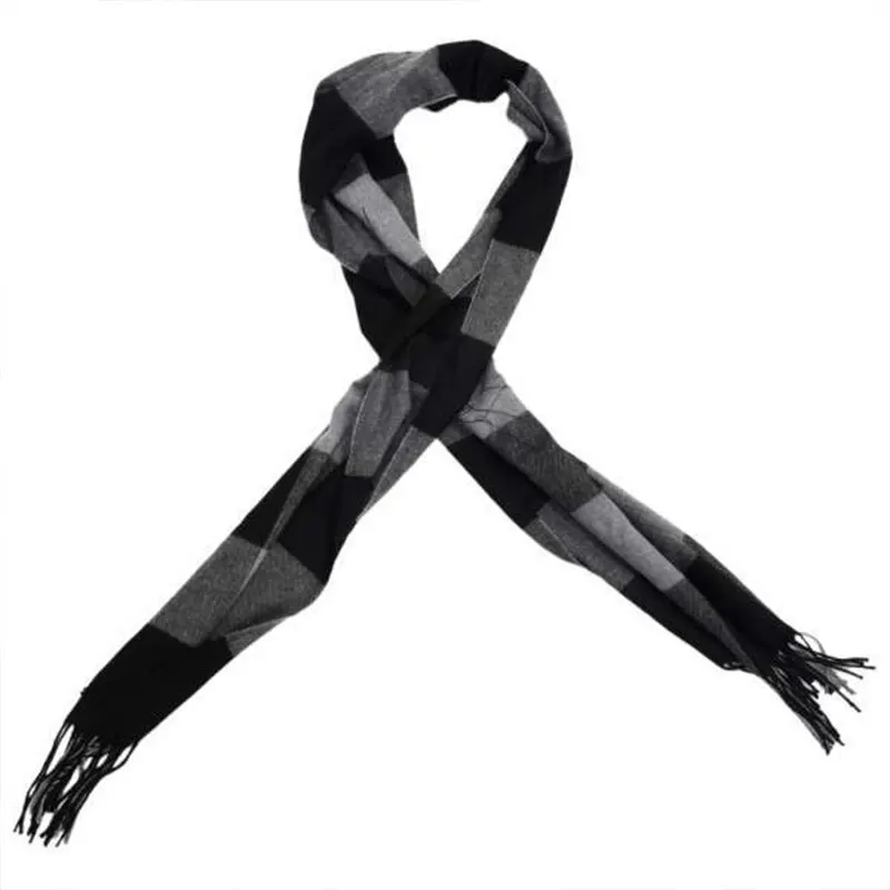 Новая мода кашемир как шарф утолщенный кисточкой плед Теплый мужской и женский