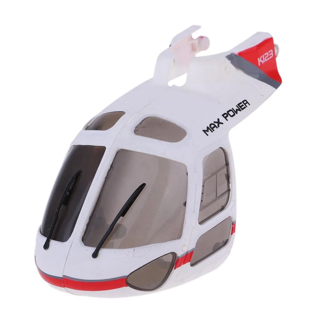 K123 V931 AS350 V931-019 Головной кожух Фюзеляж Power Star WLToys R/C Аксессуары Запасные части вертолета.