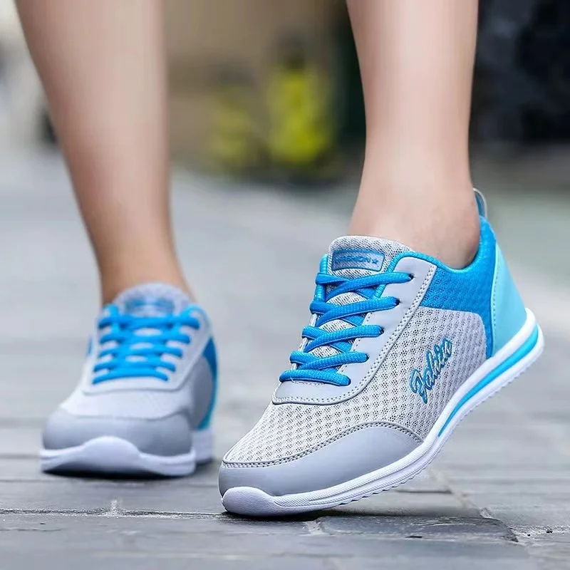 

Women Casual Shoes Fashion Walking Mesh Flat Shoes For Women Sneakers 2022 Gym Women Vulcanized Shoes White Black Tennis Female